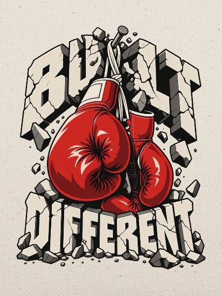 Bruchstein Boxen Kraft-Punch