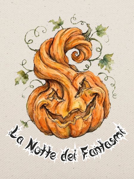 Halloween-Spiralkürbis
