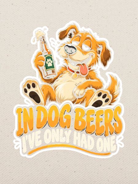 Indog Beers Hundeparty Humor