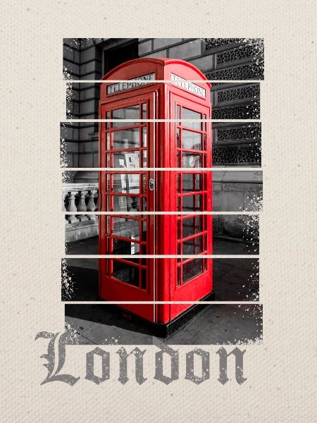 London Design mit Roter Telefonzelle Souvenir