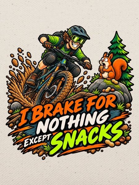 Ich fahre Rad - nur Snacks