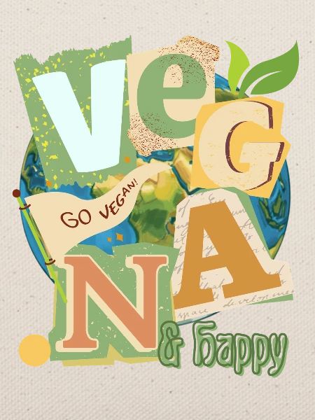 Vegan Welt Collage