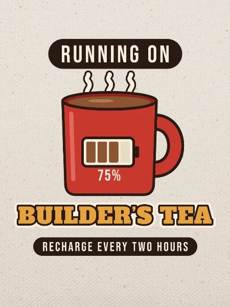 Laufen auf Builder's Tea