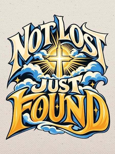 Not Lost Just Found Cross