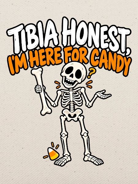 Tibia ehrlich: Skelet Candy Spruch