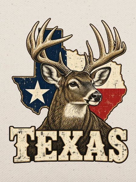Texas Hirsch Flagge