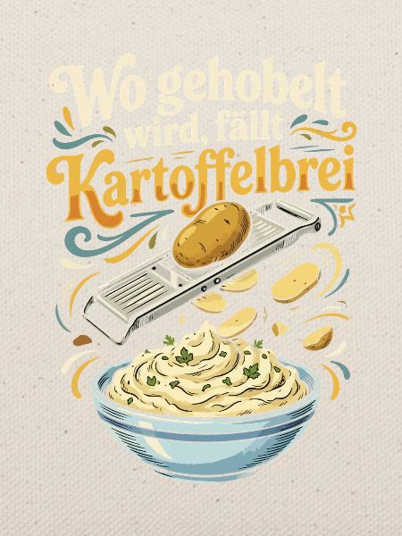 Gehobelt wird Kartoffelbrei