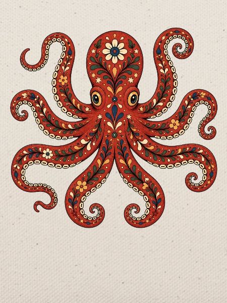 Folk Art Octopus
