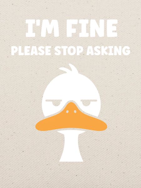Mir geht's gut, Enten-Meme-Tee
