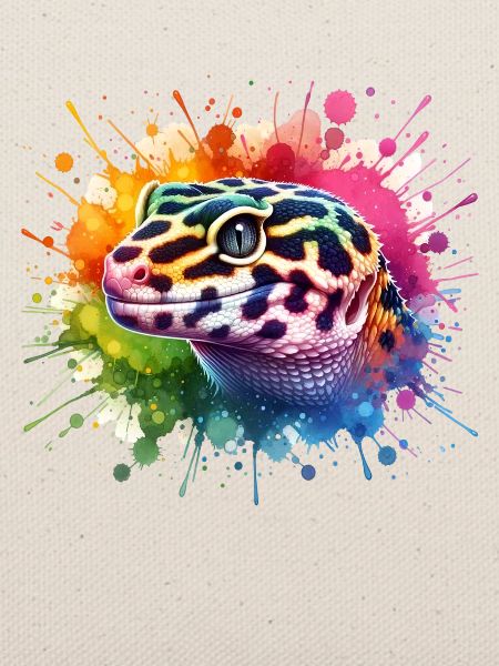Leopardgecko Motiv