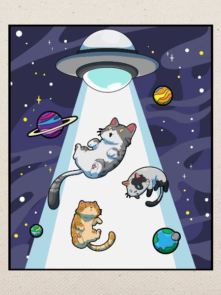 Katze UFO Entführung