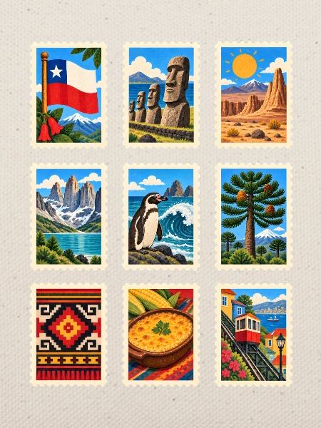 Chile Briefmarken