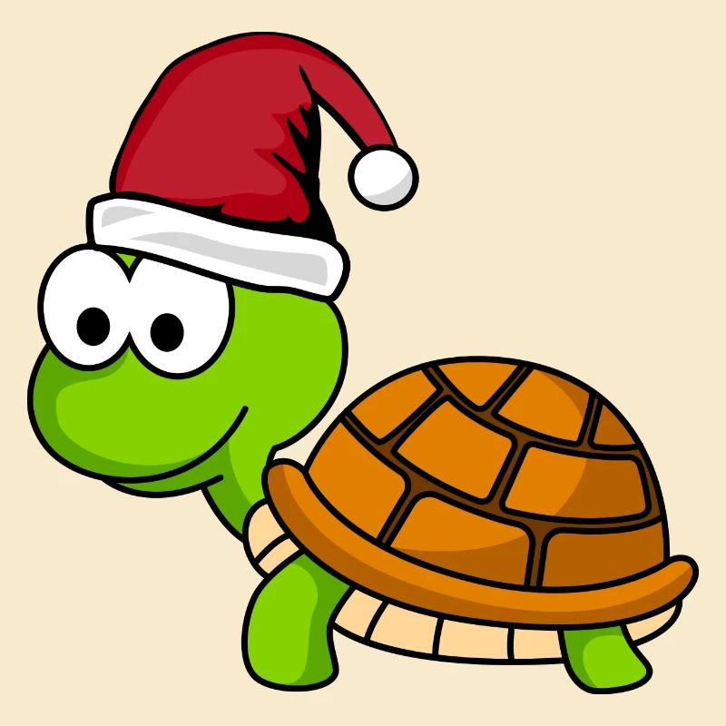 Turtle Comic Christmas
