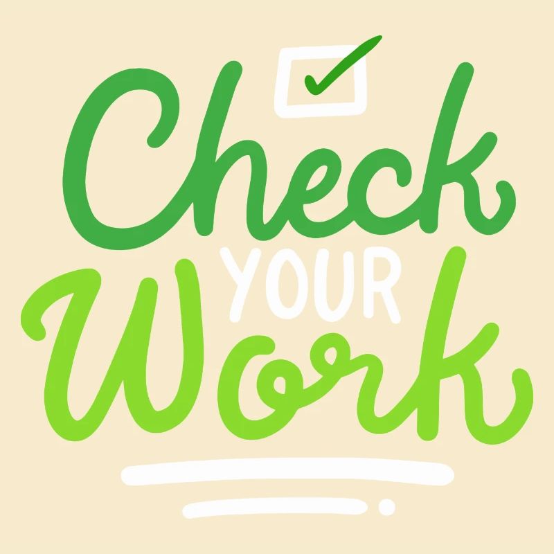 Check Your Work