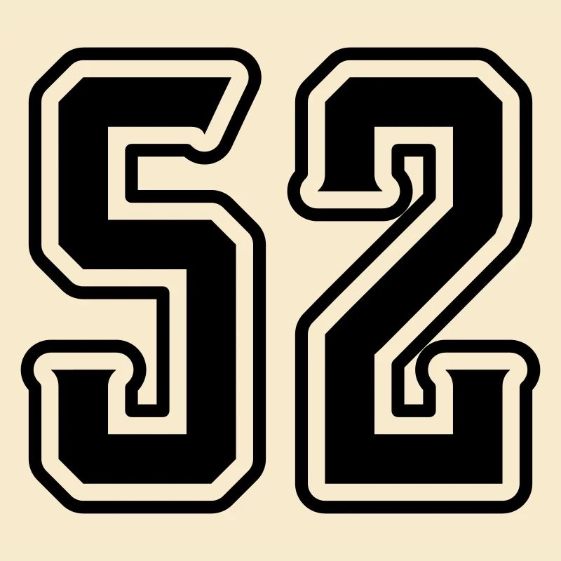 52 Zahl Symbol
