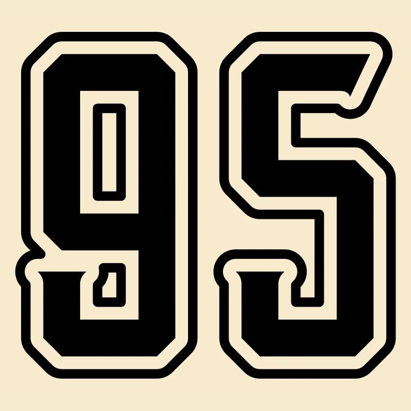 95 number symbol