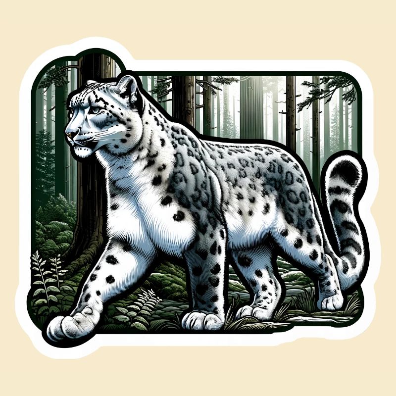Snow Leopard Leopard White Leopard