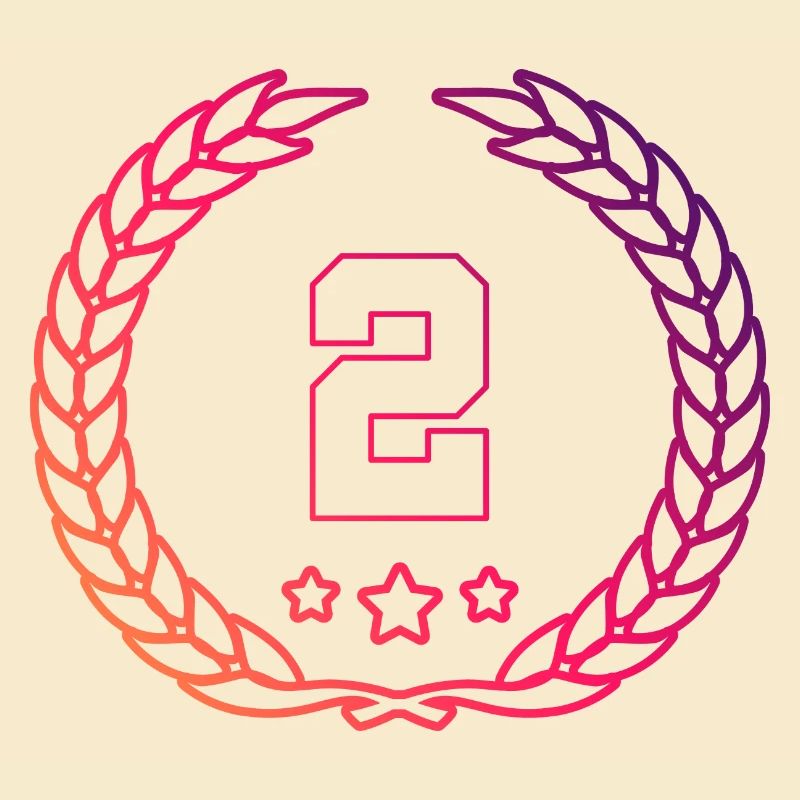 2 Number wreath
