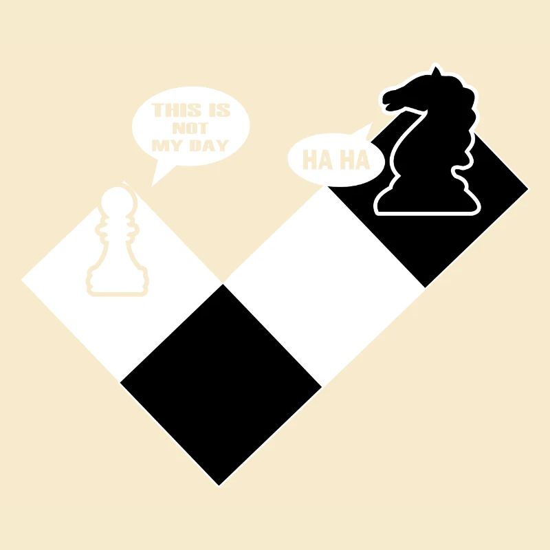 Funny chessboard chess pieces chess move