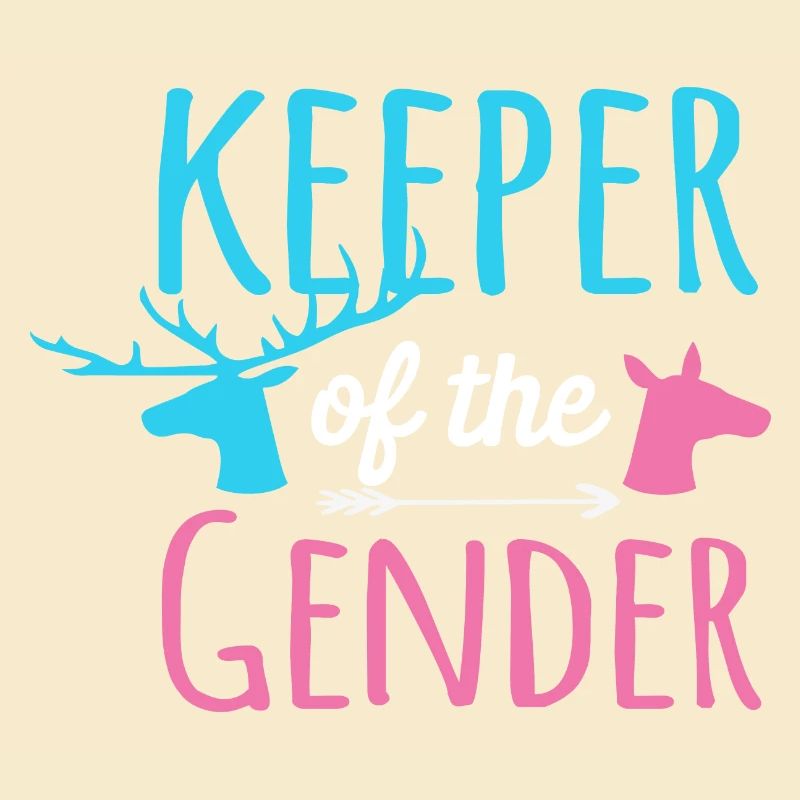 Keeper des Geschlechtsbocks oder Doe in Blau und P