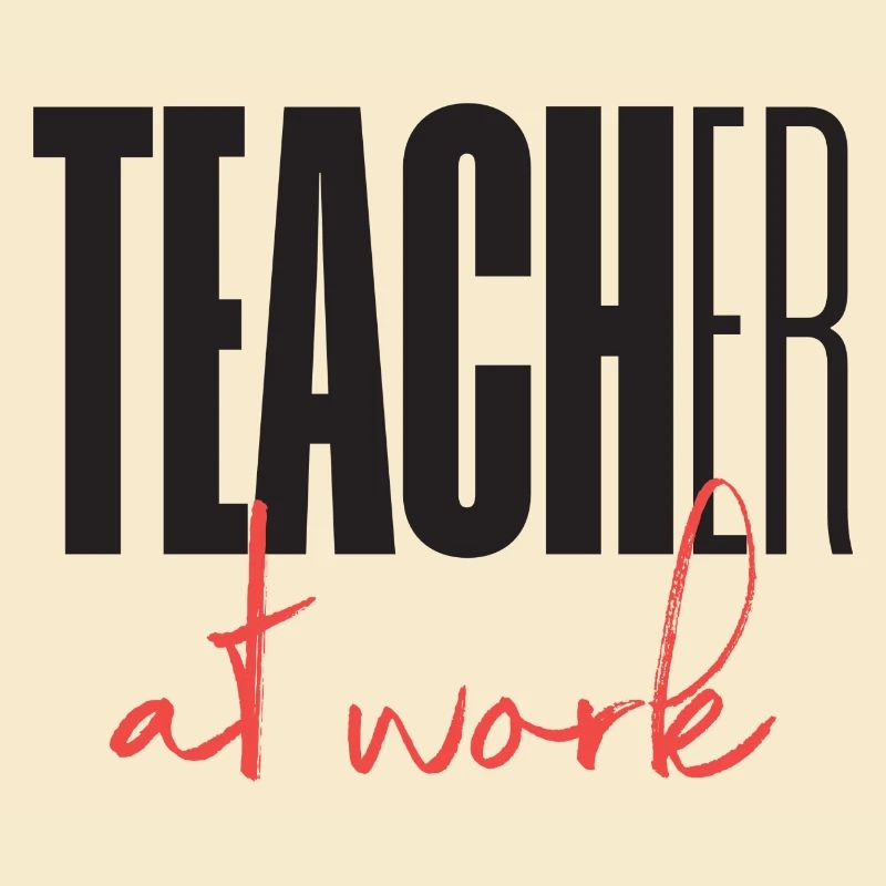 Teacher at work