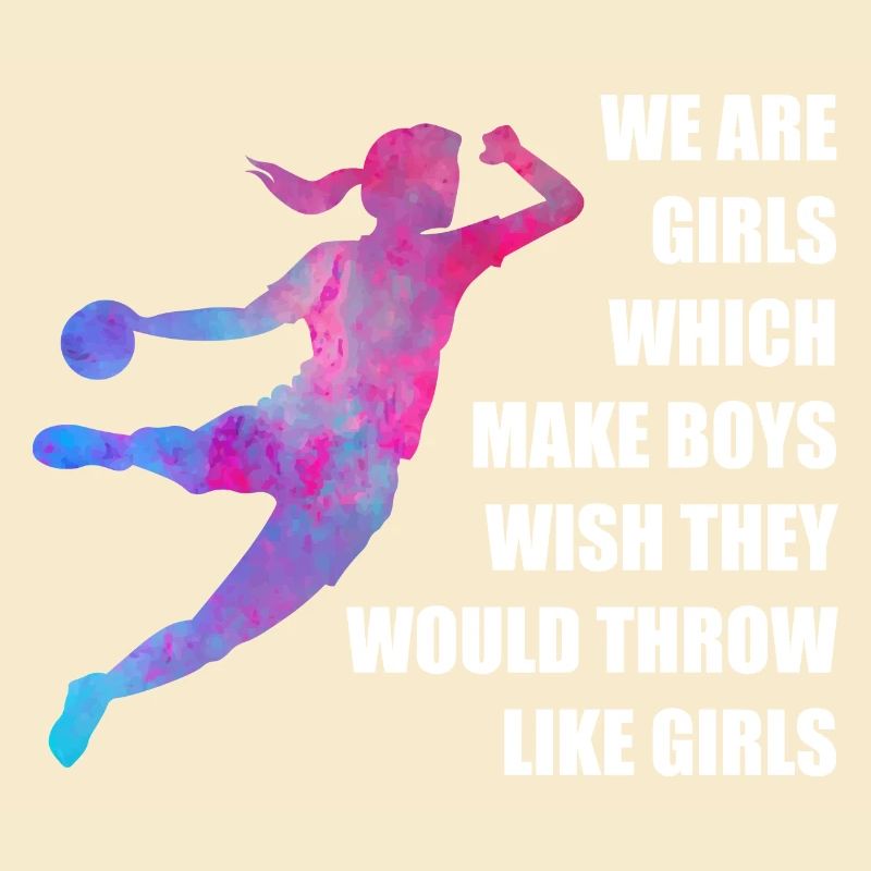 Frauen und Mädchen Handball Geschenkidee