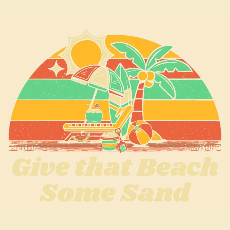 Donnez à cette plage de l’humour drôle d’amis de sable