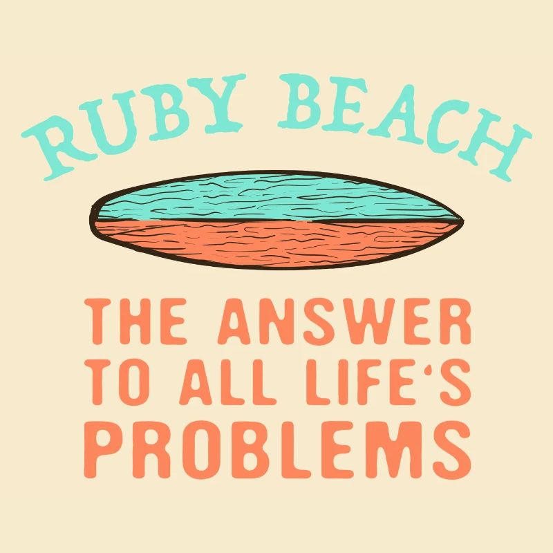 Ruby Beach répond à tous les problèmes de la vie Surf