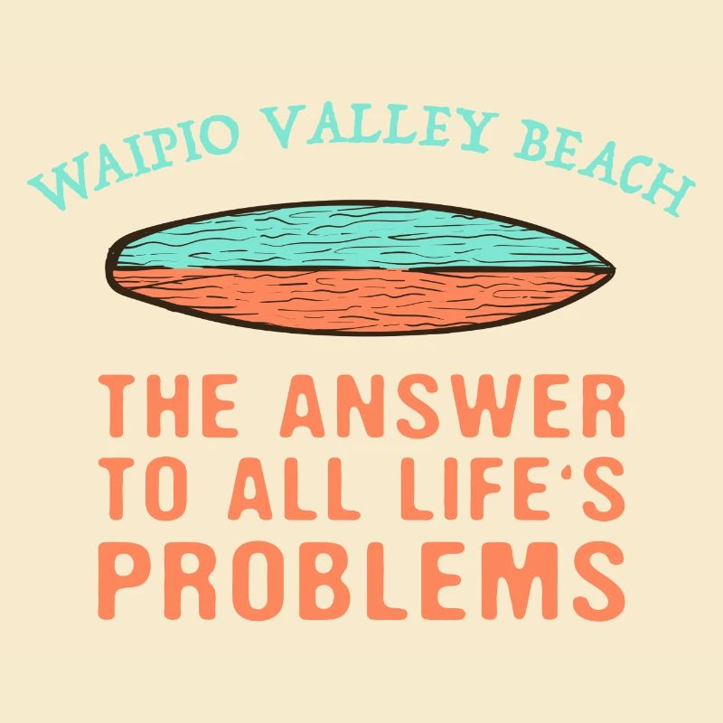 Waipio Valley Beach Answer To All Life's Problems