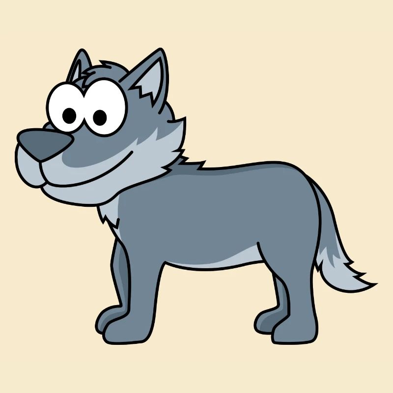 Wolf Comic Animal