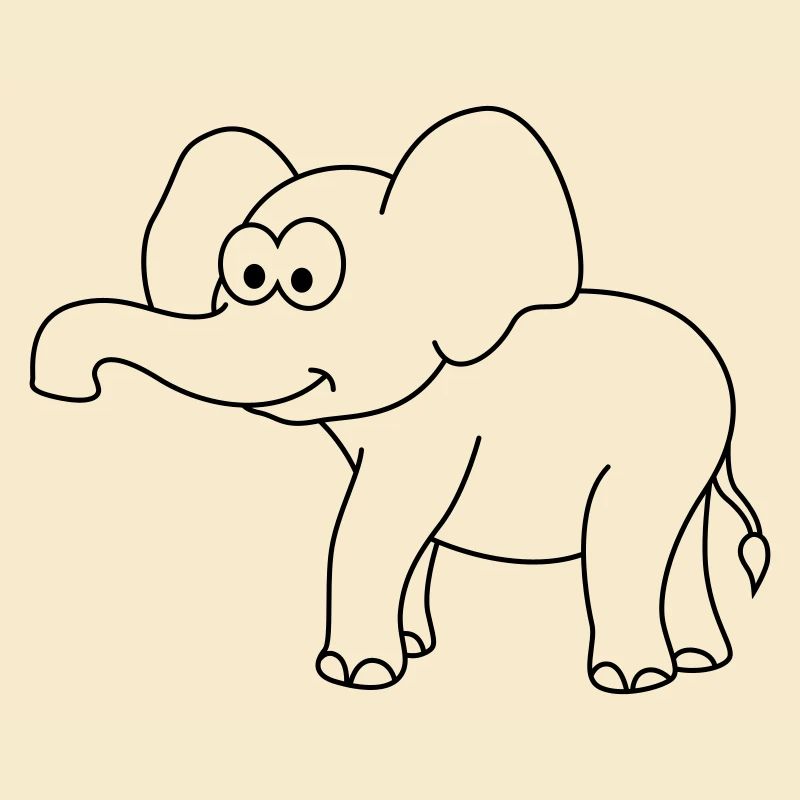 Bande dessinée d’éléphant