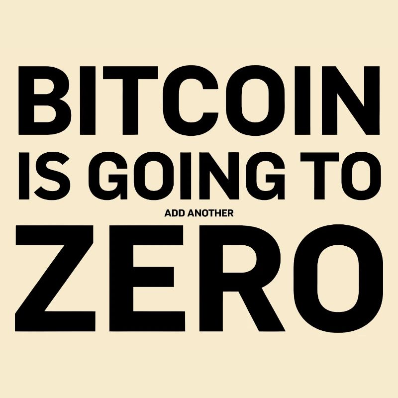 Bitcoin Sprüche Bitcoin wird noch eine Null