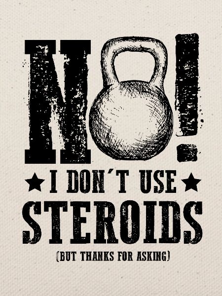 Gym Workout steroide spruch