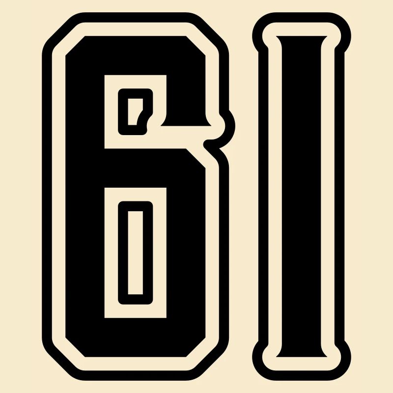 Symbole numérique 61