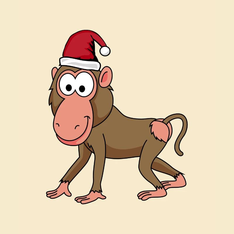 Monkey monkey Christmas