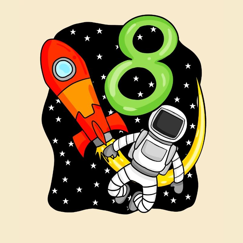 8 ans Jeune astronaute
