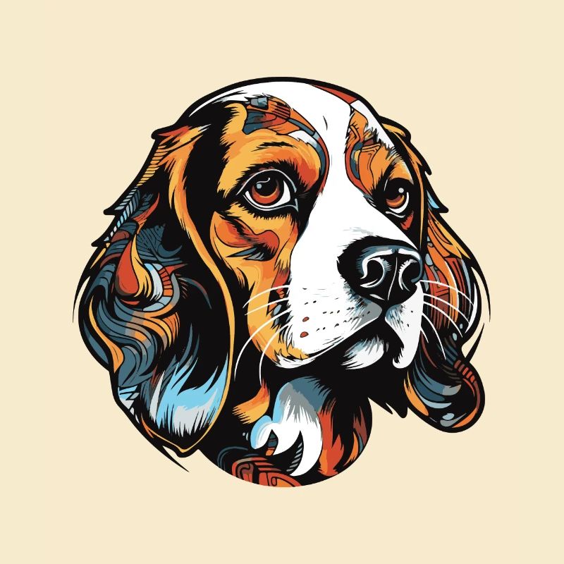 Beagle Hund Portrait