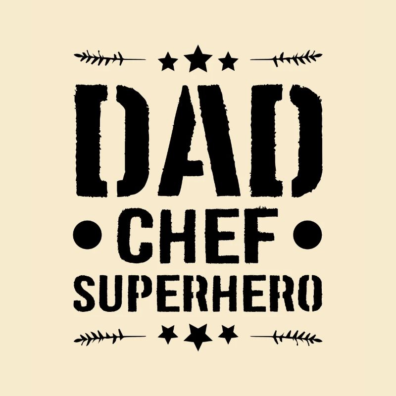 Dad Chef Superheld Papa
