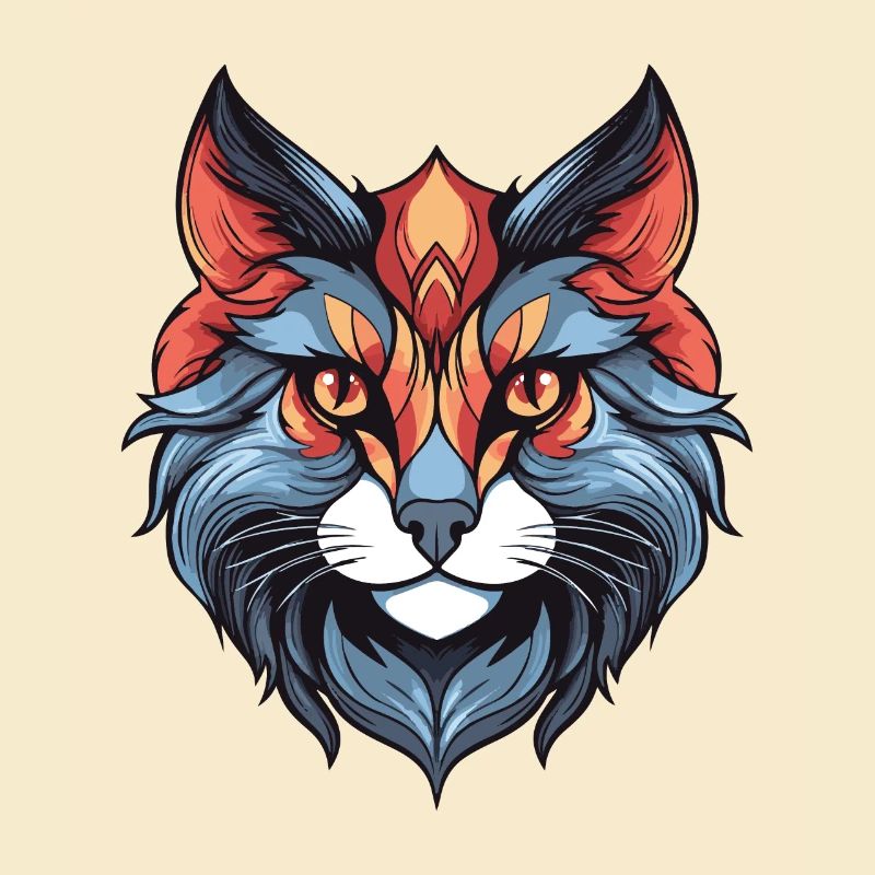 Katze Symbol Kopf