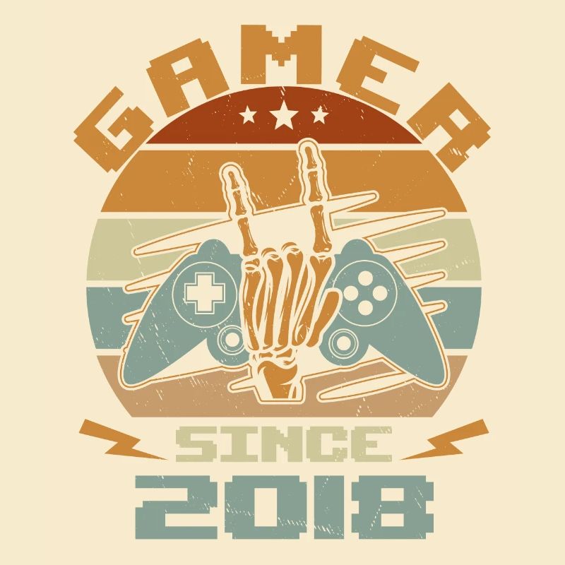 Gamer seit 2018 - Gaming-Jubiläumsgeschenk 2018