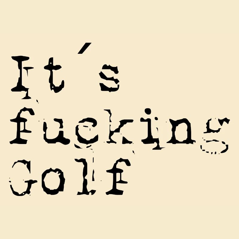 son putain de golf noir