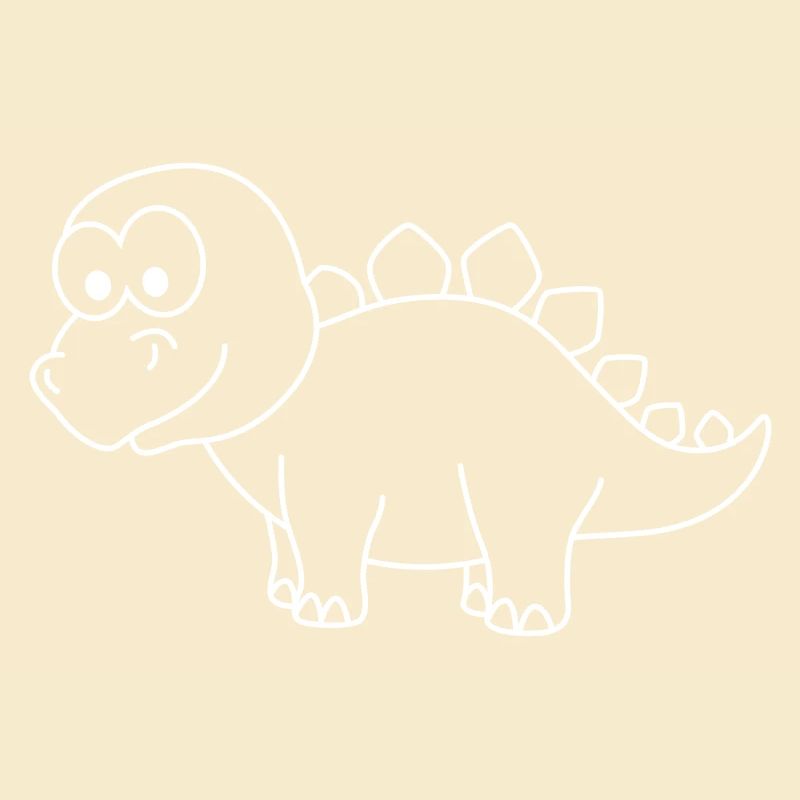 Dinosaurier stegosaurus Comic