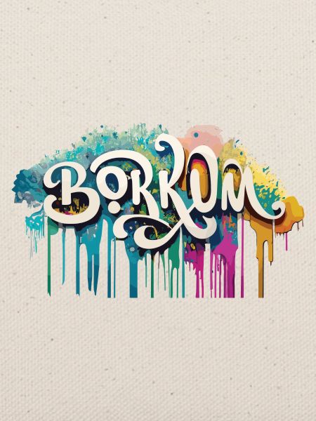 Borkum Graffiti Schriftzug