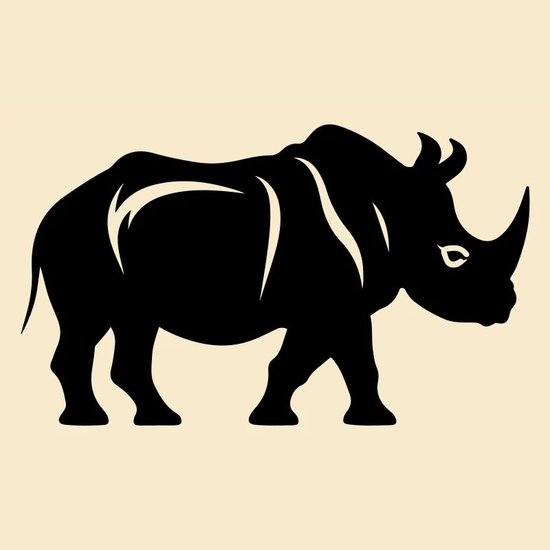 Nashorn Silhouette