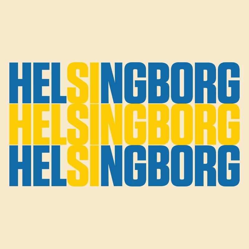 Helsingborg Suède Drapeau