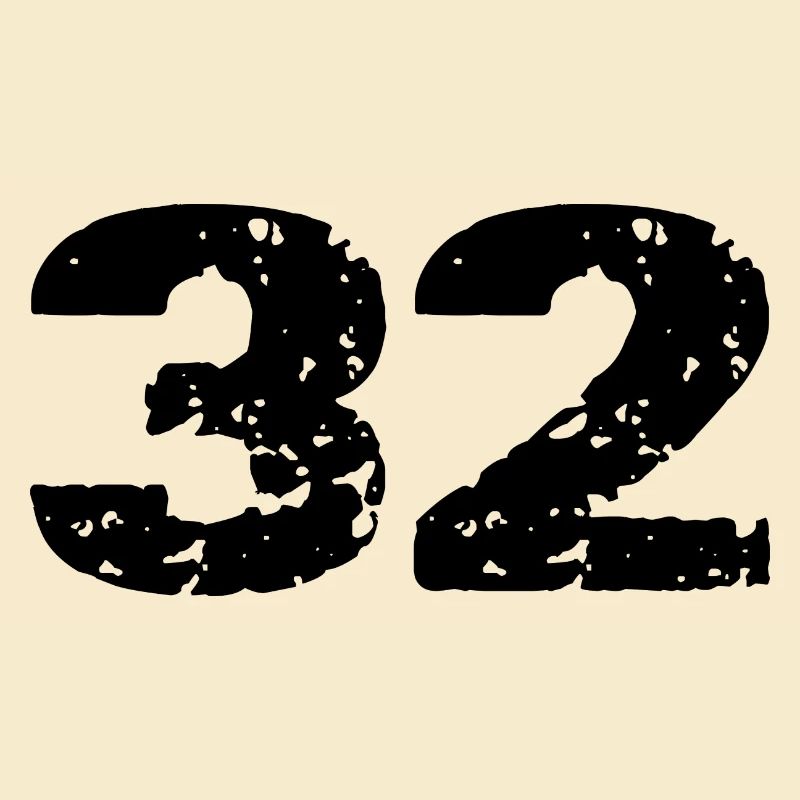 32 Number jersey
