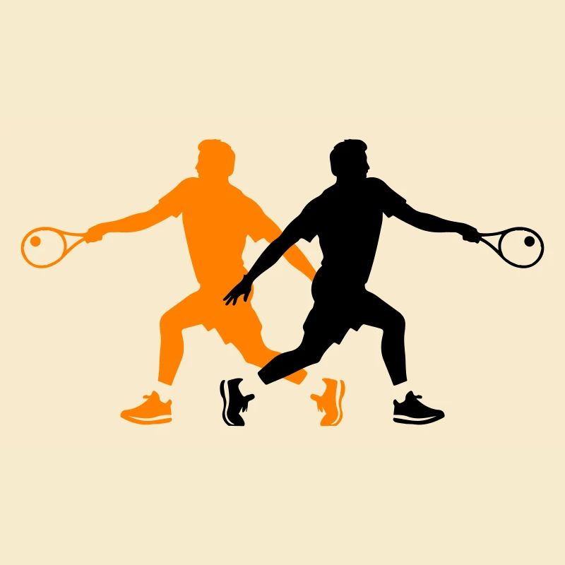 Tennis Player Silhouette