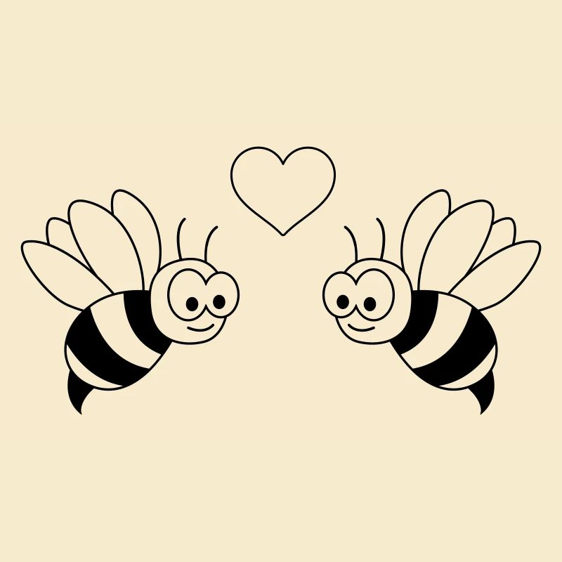 Honeybee Comic Couple Love