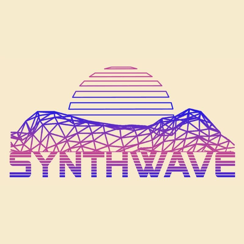 Retrowave Synthwave 80s Design