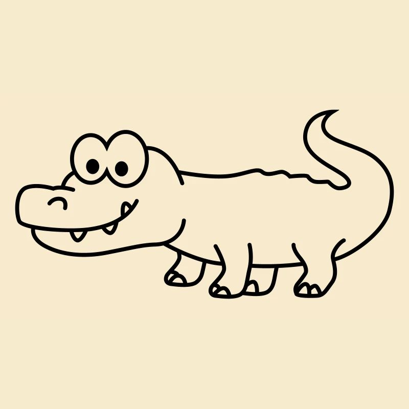 Alligator Comic Tier